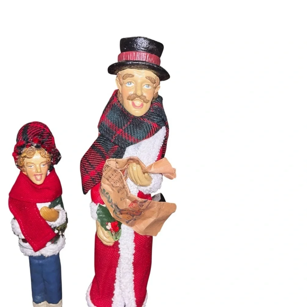 Vintage Retro Christmas Caroler Figurines Lot